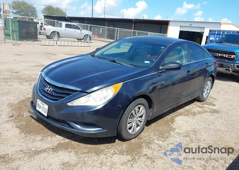 2012 Hyundai Sonata Gls из США, поврежденный, VIN 5NPEB4AC7CH421768